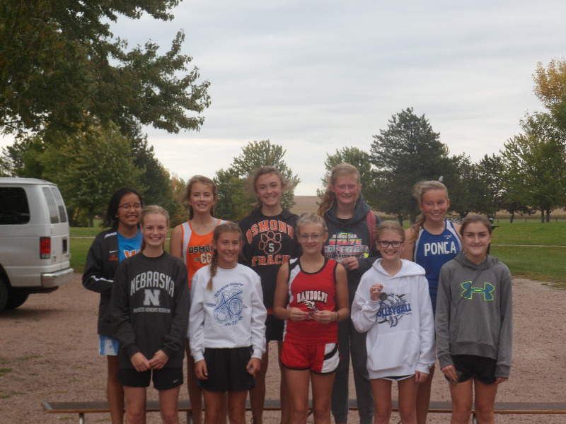 Osmond Community Schools Junior High Run Well at Bloomfield Invite