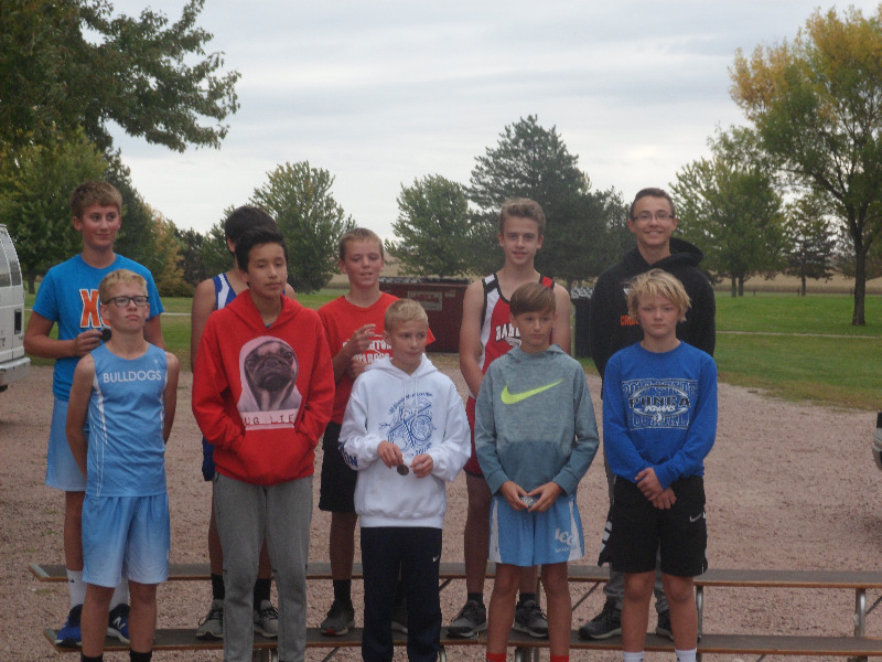 Osmond Community Schools Junior High Run Well at Bloomfield Invite